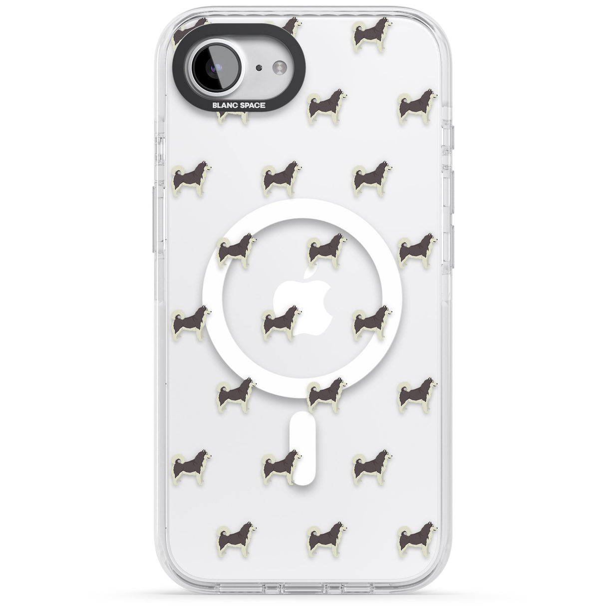 Alaskan Malamute Dog Pattern Clear