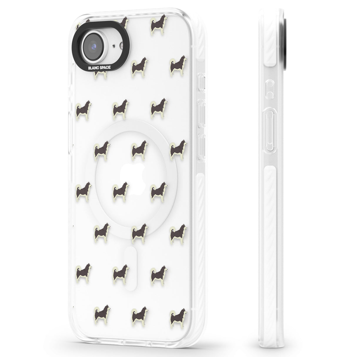 Alaskan Malamute Dog Pattern Clear