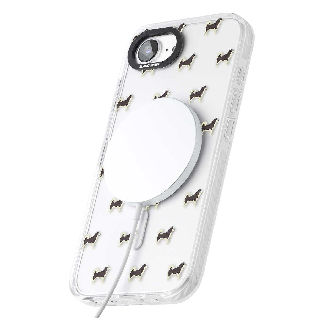 Alaskan Malamute Dog Pattern Clear