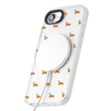 Pembroke Welsh Corgi Dog Pattern Clear