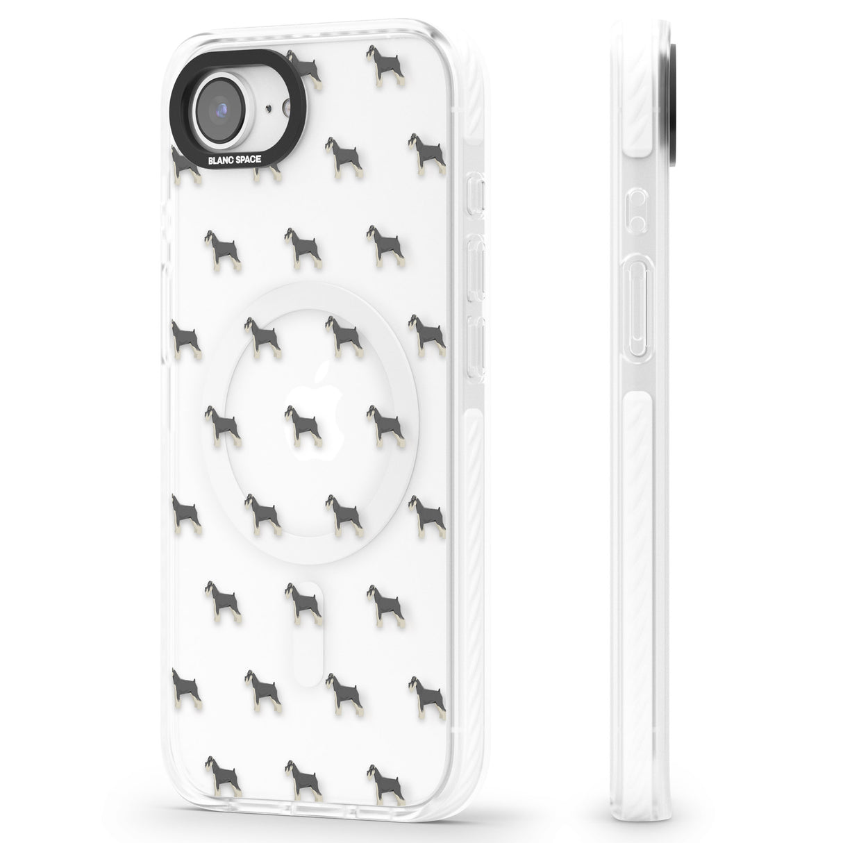 Schnauzer Dog Pattern Clear