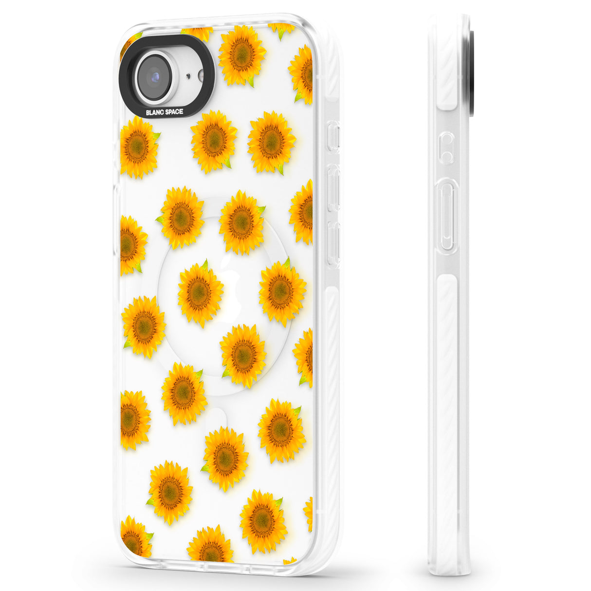 Sunflowers Transparent Pattern