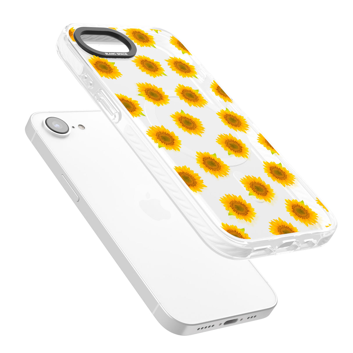 Sunflowers Transparent Pattern
