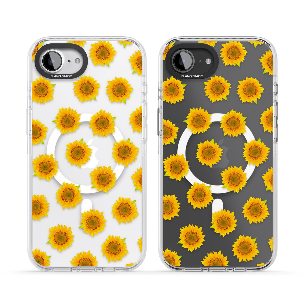 Sunflowers Transparent Pattern