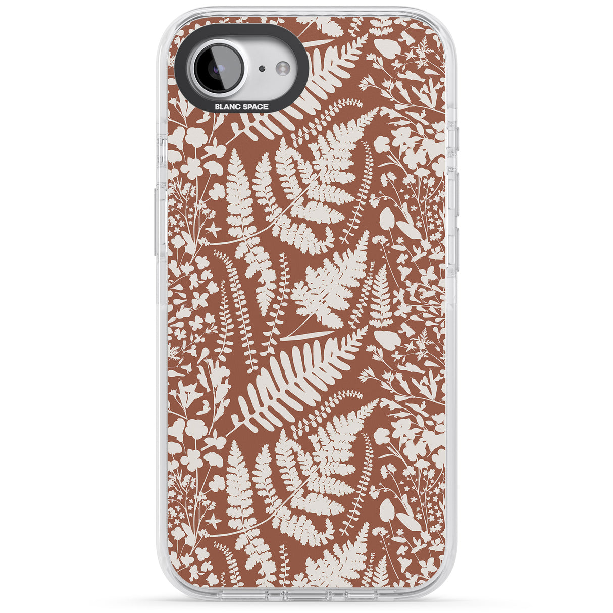 Wildflowers and Ferns on Terracotta