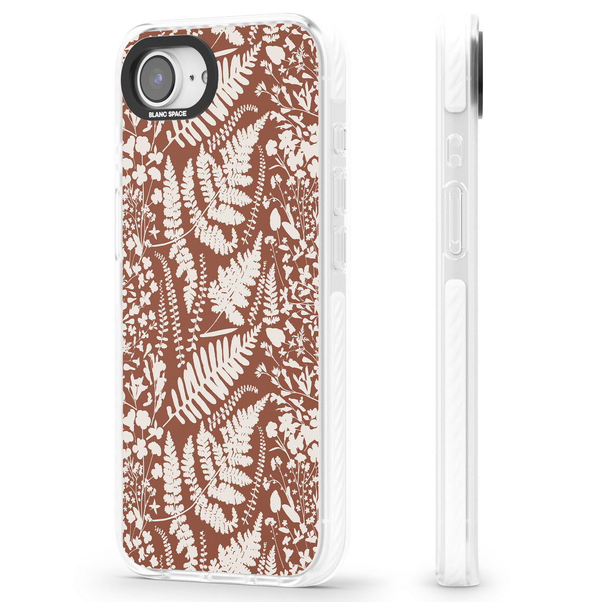 Wildflowers and Ferns on Terracotta