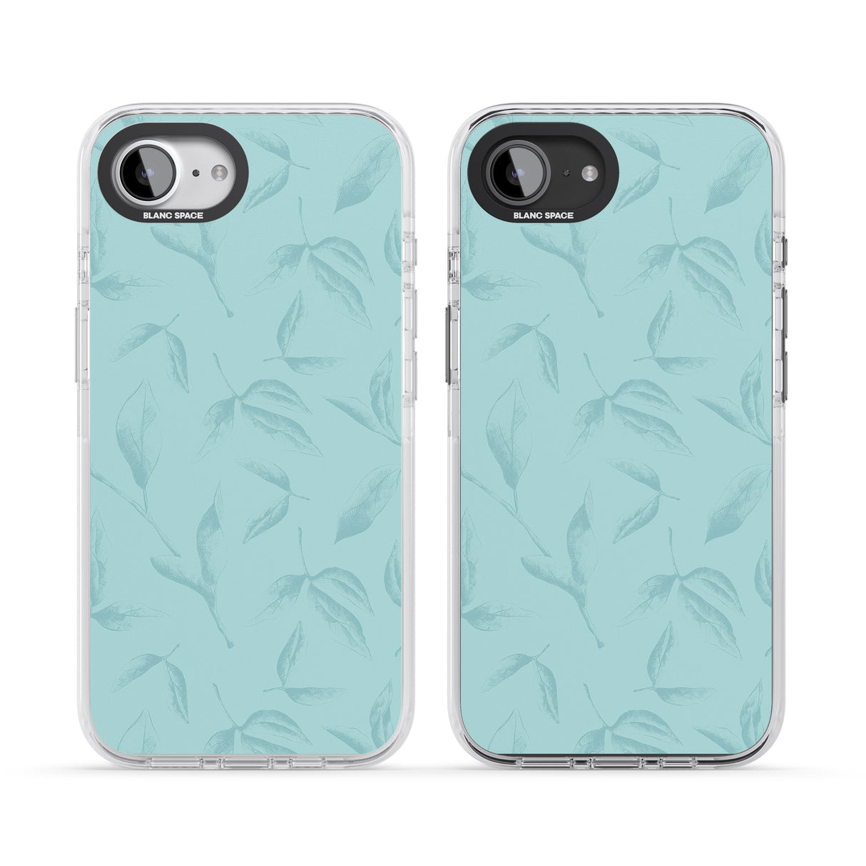 Blue Leaves Vintage Botanical