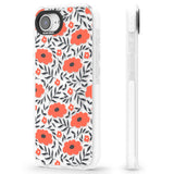 Red Poppy Transparent Floral