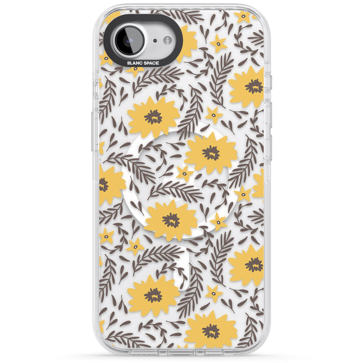 Yellow Blossoms Transparent Floral