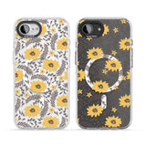 Yellow Blossoms Transparent Floral