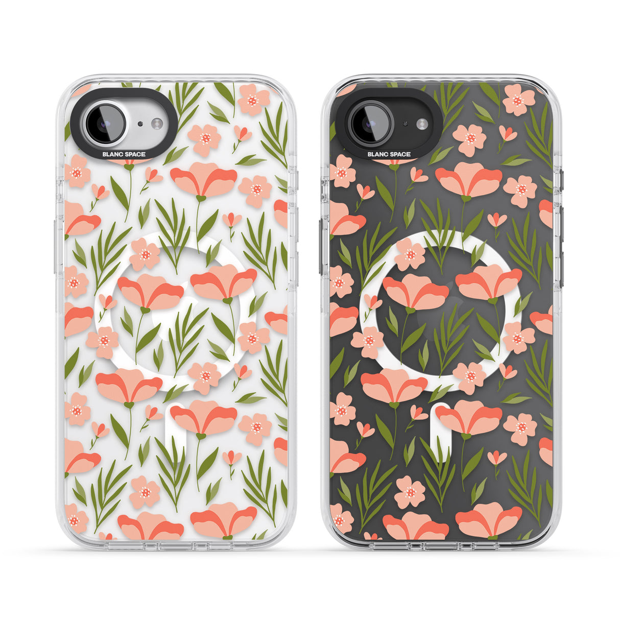 Pink Petals Transparent Floral