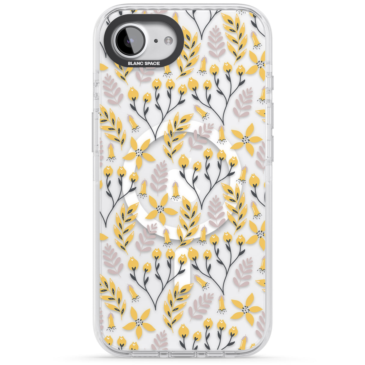 Yellow Leaves Transparent Floral