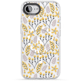 Yellow Leaves Transparent Floral