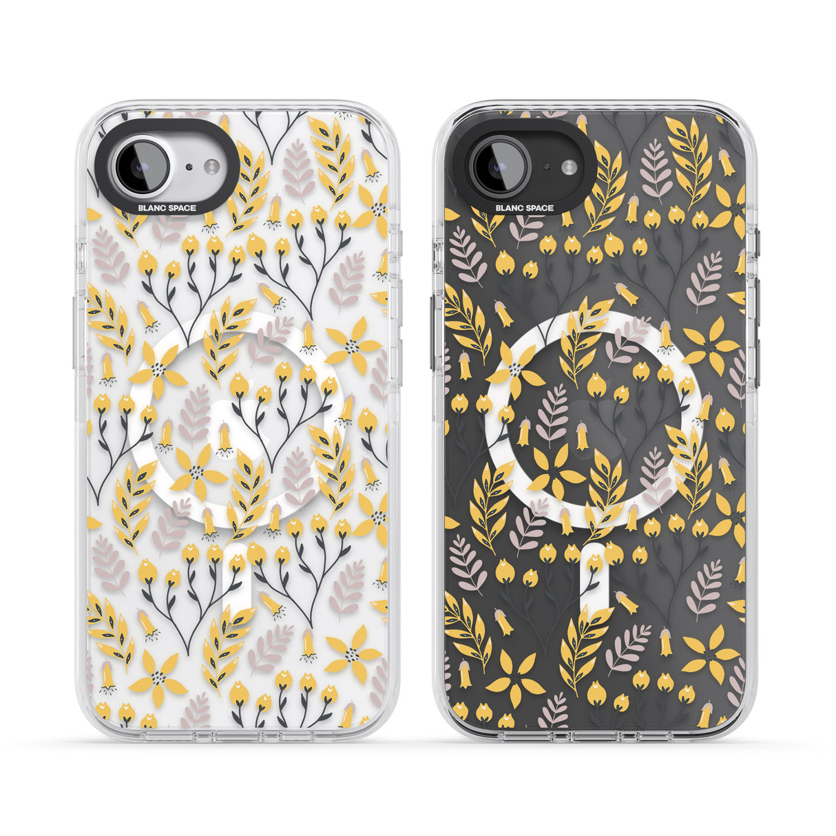 Yellow Leaves Transparent Floral