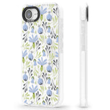 Blue Flora Transparent Floral