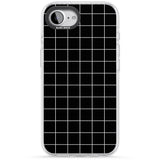 Simplistic Large Grid Pattern Black