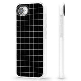 Simplistic Large Grid Pattern Black