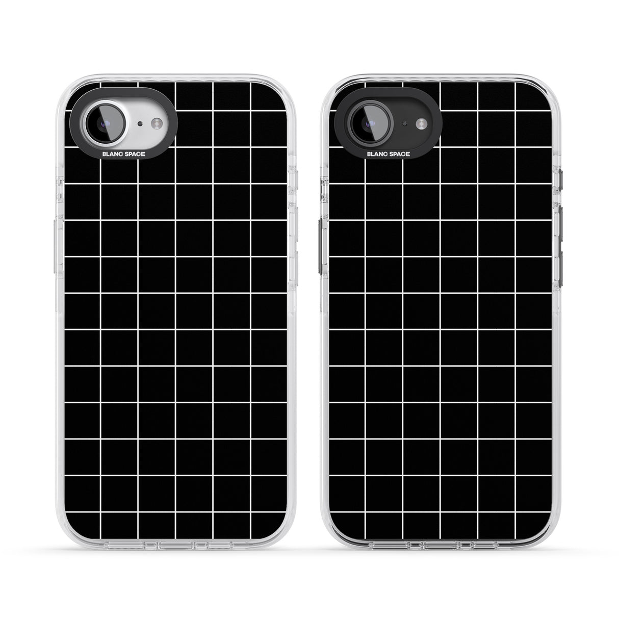Simplistic Large Grid Pattern Black