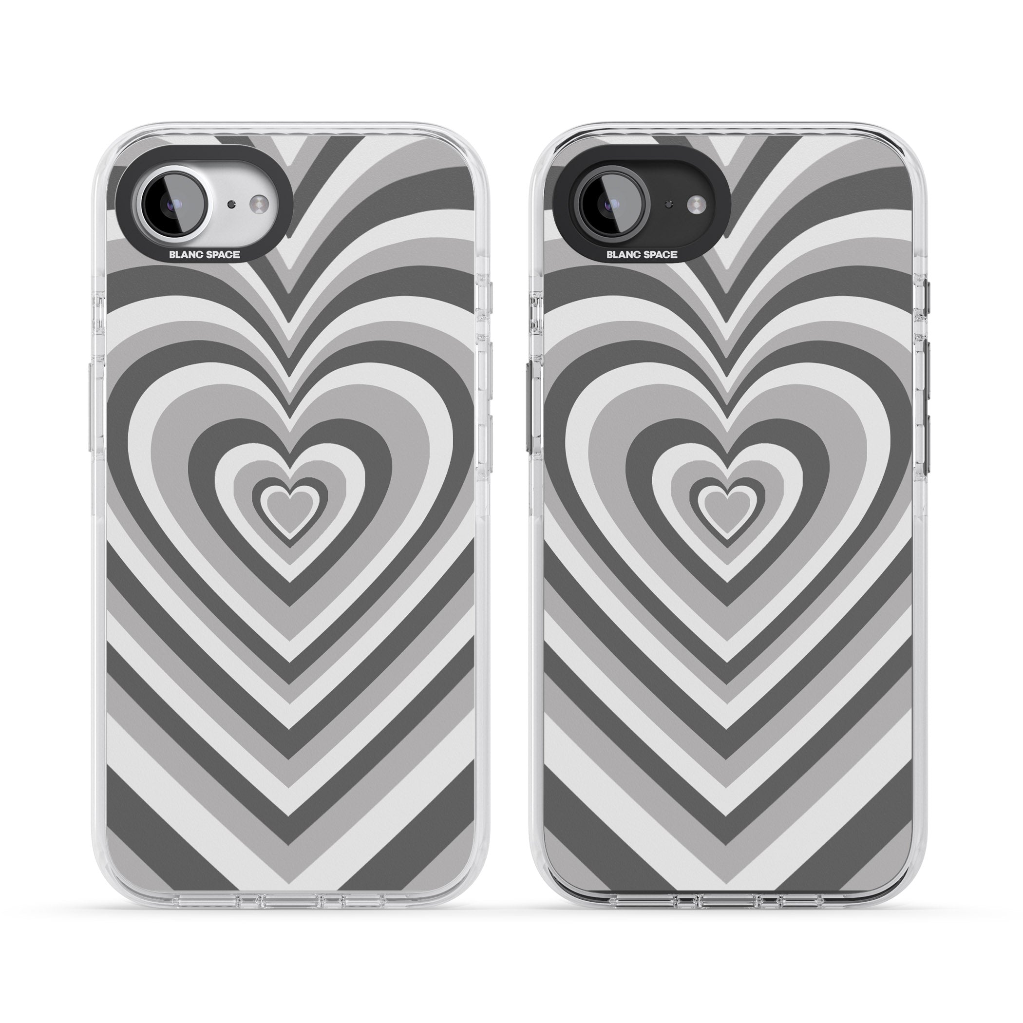 Monochrome Heart Illusion