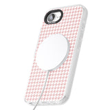 Pink Houndstooth Pattern
