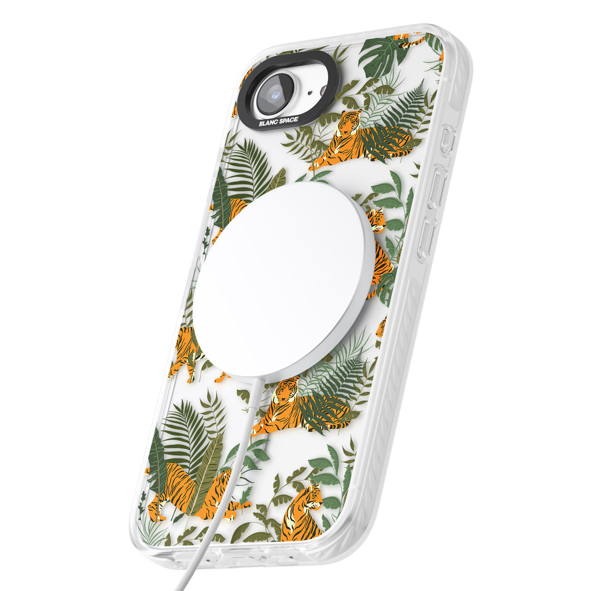 ClearTiger & Fern Jungle Cat Pattern