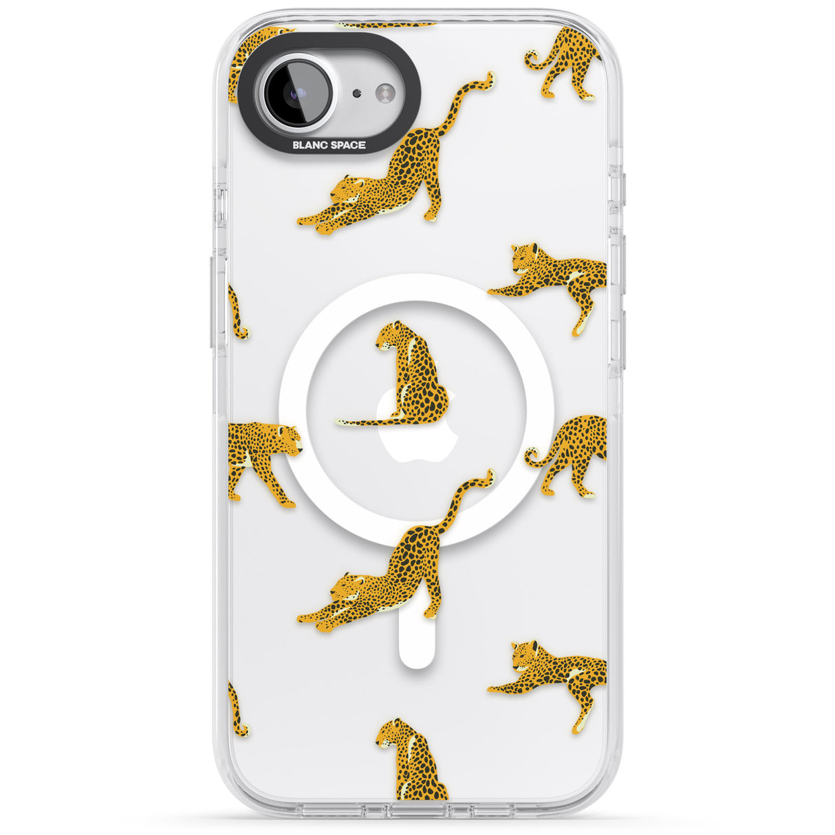 Clear Jaguar Jungle Cat Pattern