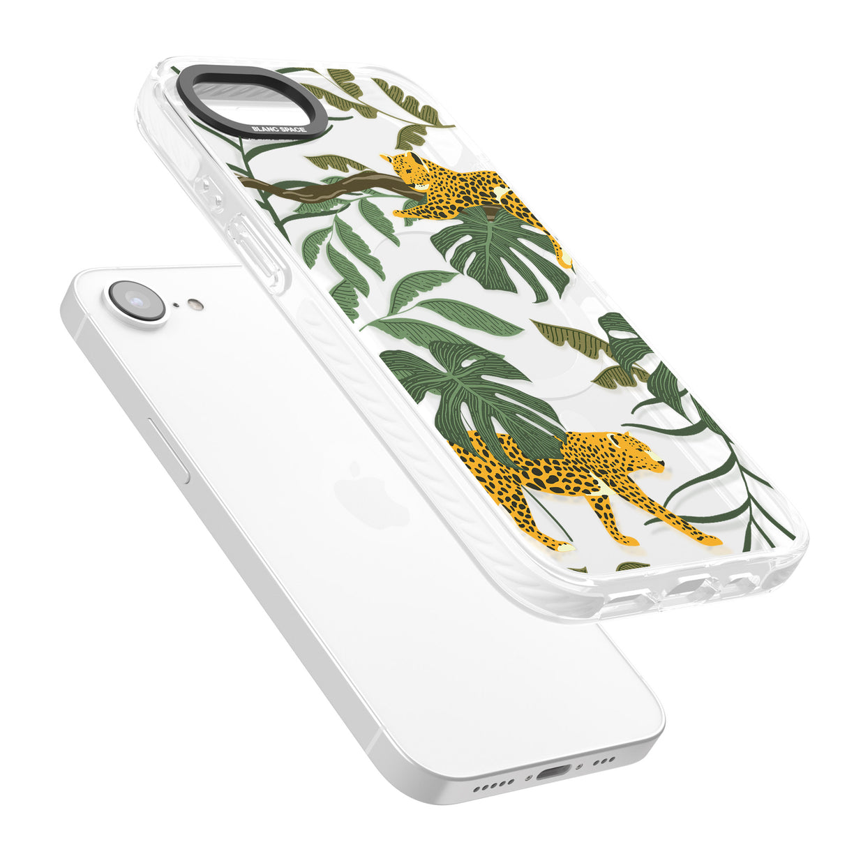Two Jaguars & Foliage Jungle Cat Pattern
