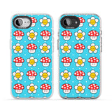 Shroom Bunnies Kawaii Pattern