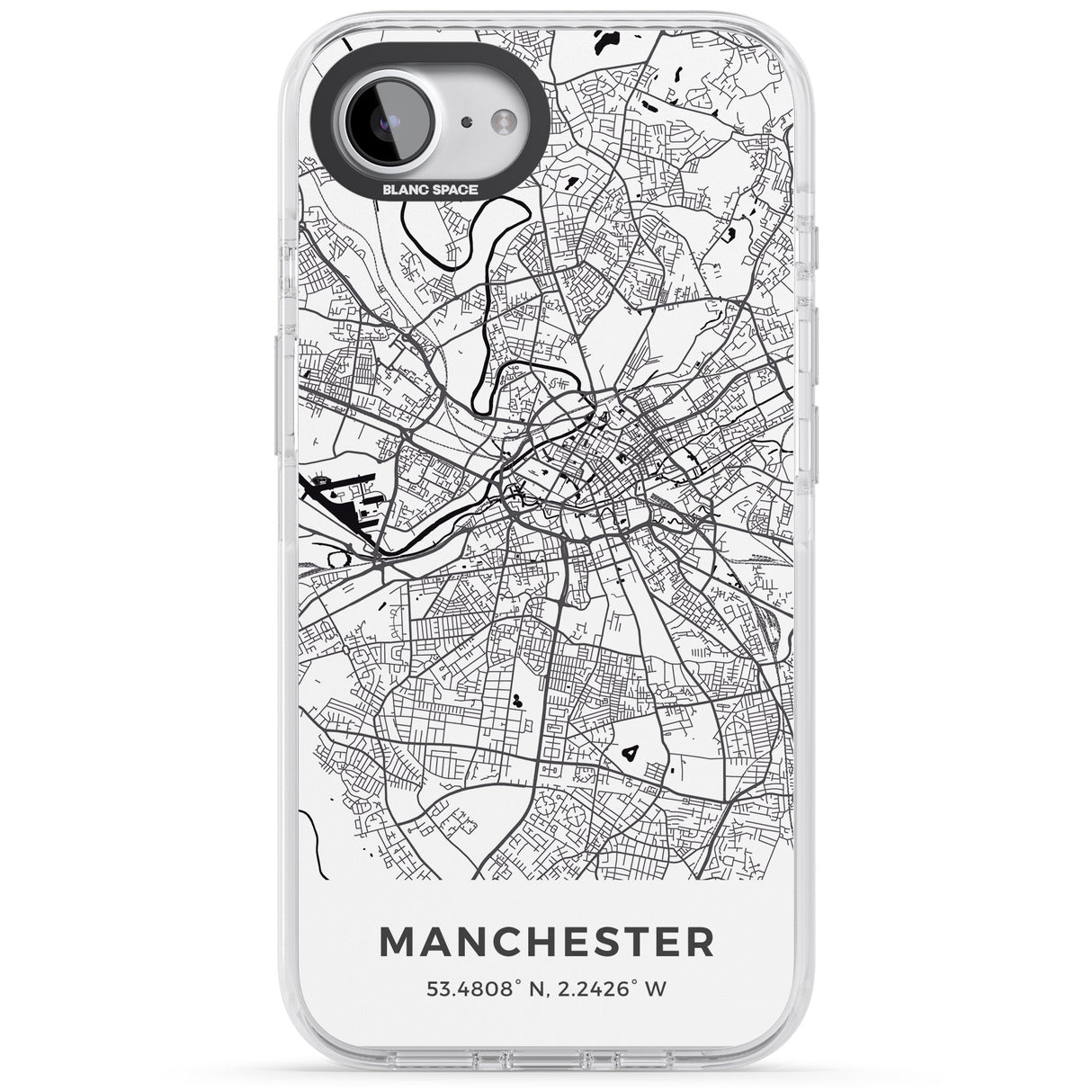 Map of Manchester, England