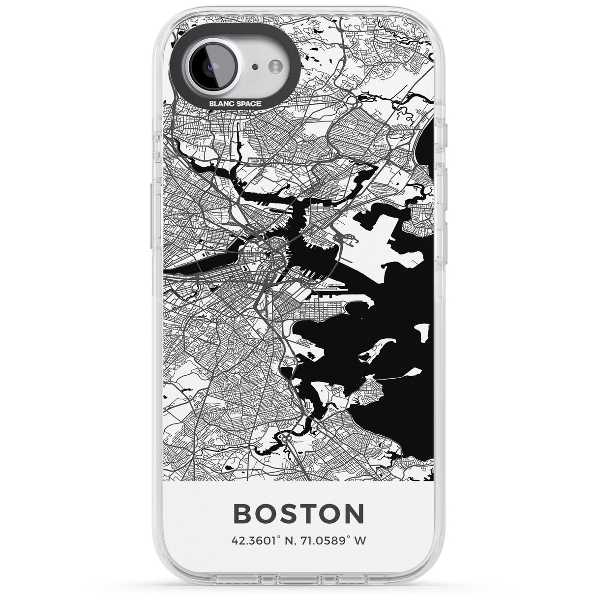 Map of Boston, Massachusetts