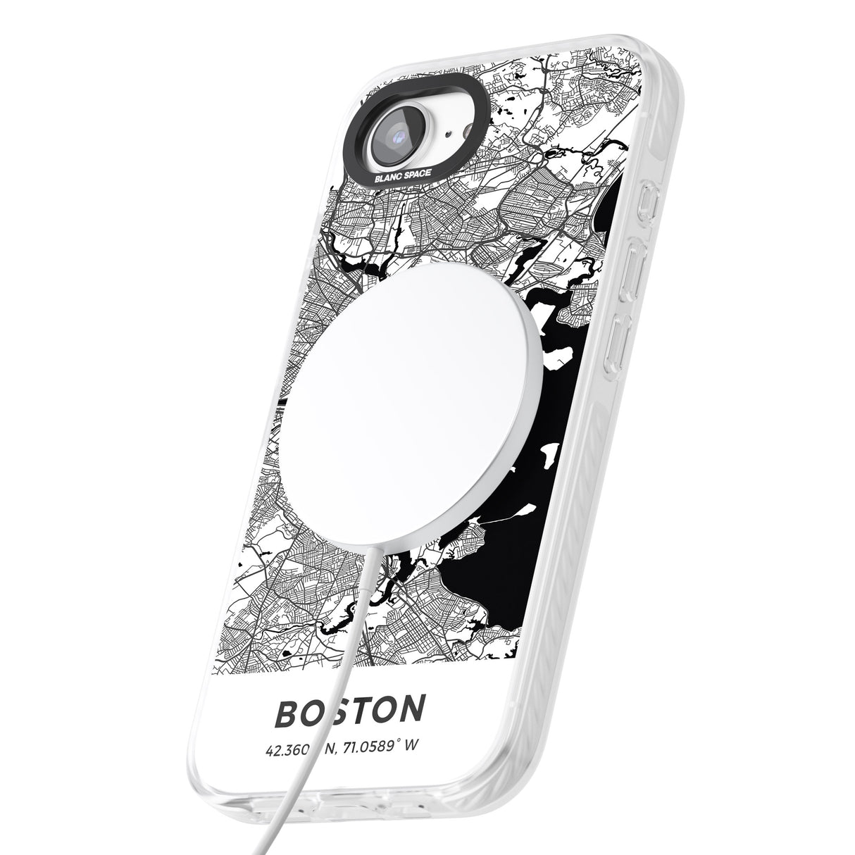 Map of Boston, Massachusetts