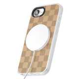 BEIGE CHECKERED