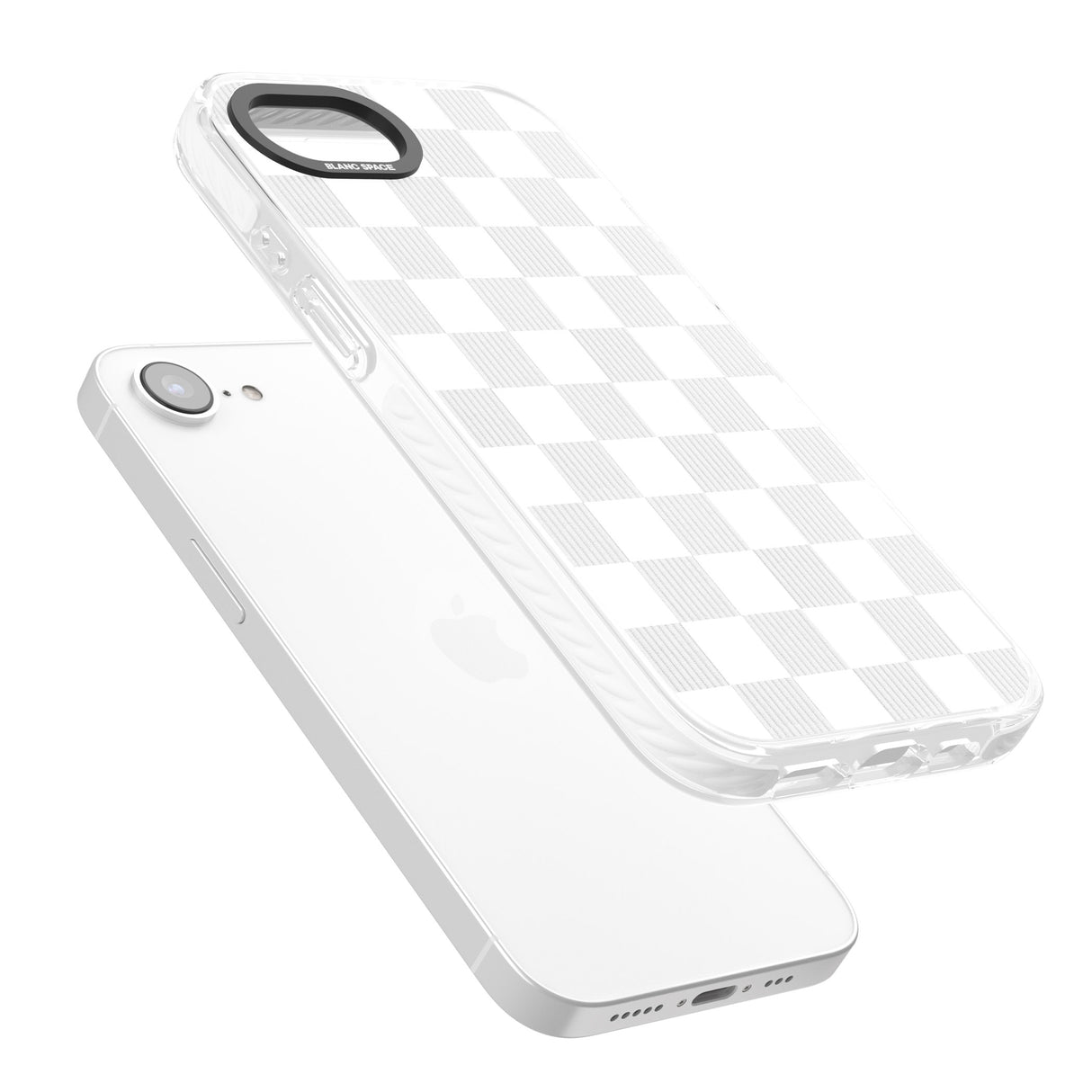 WHITE CHECKERED