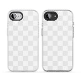 WHITE CHECKERED