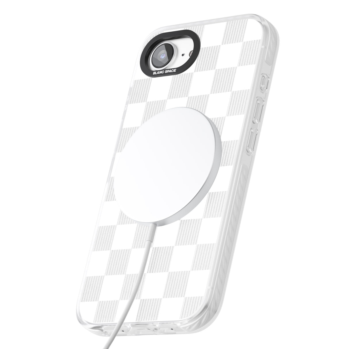 WHITE CHECKERED