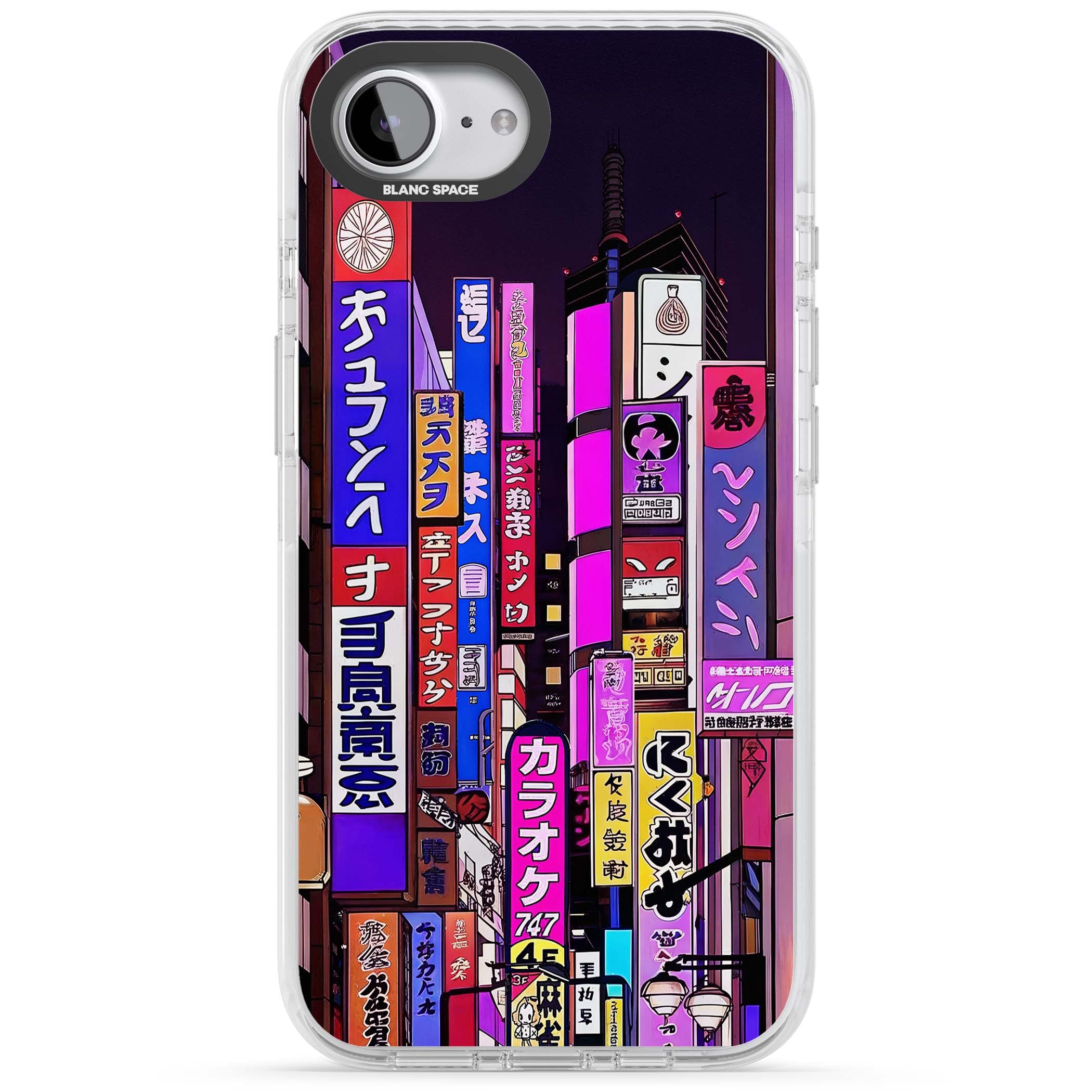 NEON NIGHT anime iPhone case | Impact Magsafe case for iPhone 16e, iPhone 17e