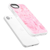 Bright Pink Onyx Marble Texture