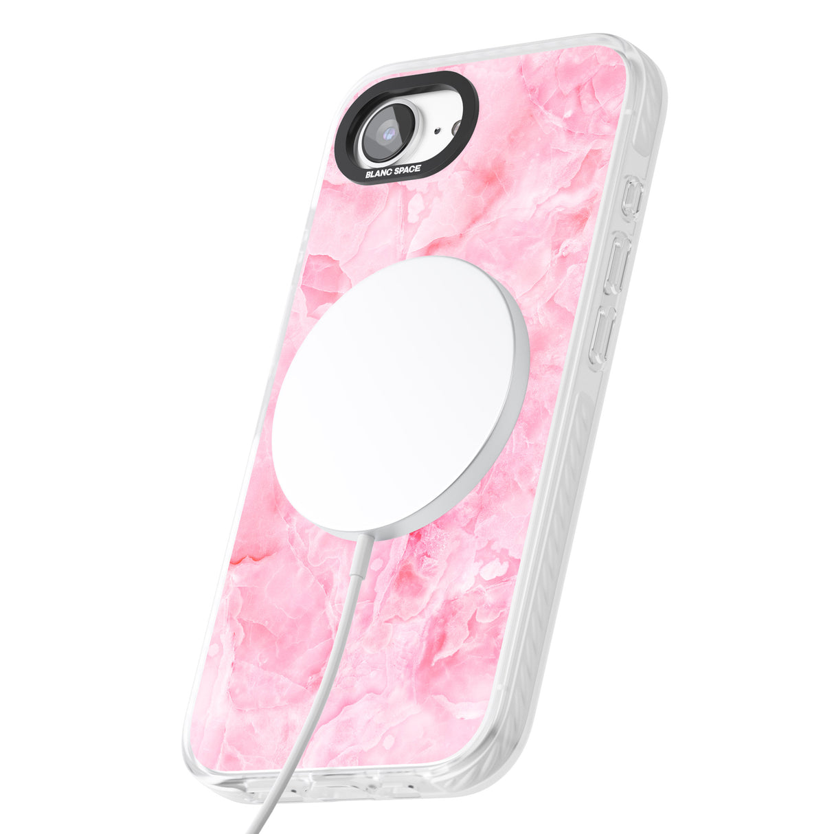 Bright Pink Onyx Marble Texture