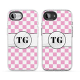 Personalised Monogrammed Pink Check