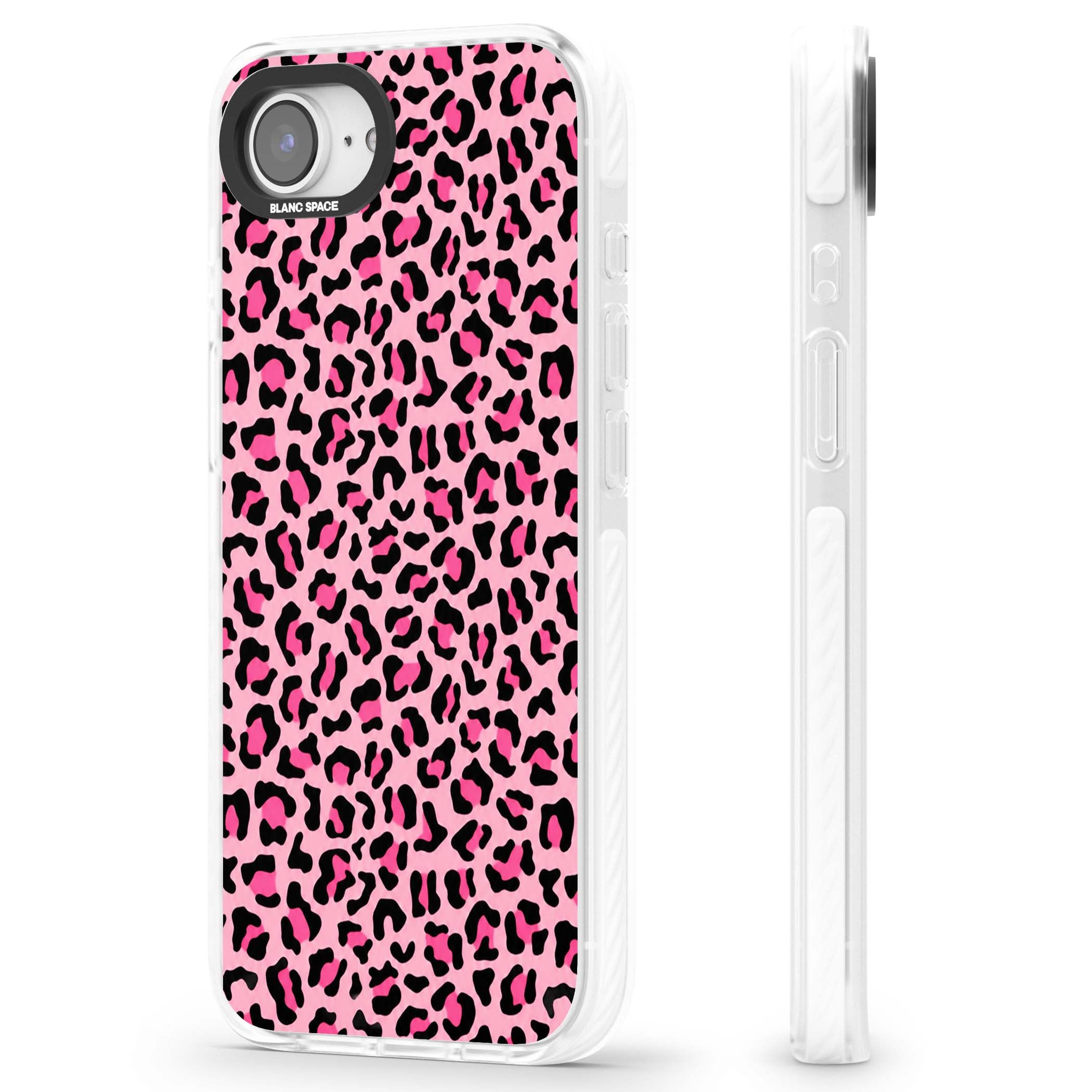 Pink Leopard baddie iPhone case | Impact Magsafe case for iPhone 16e, iPhone 17e