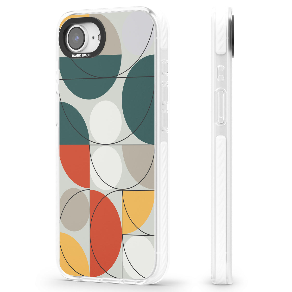 Abstract Half Circles