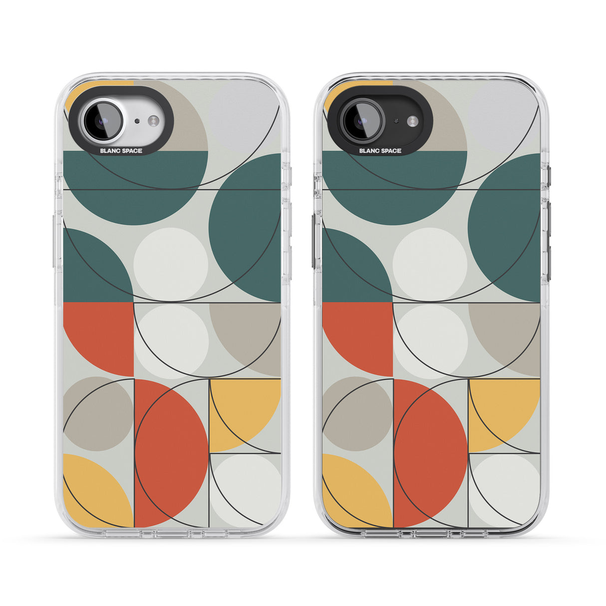 Abstract Half Circles