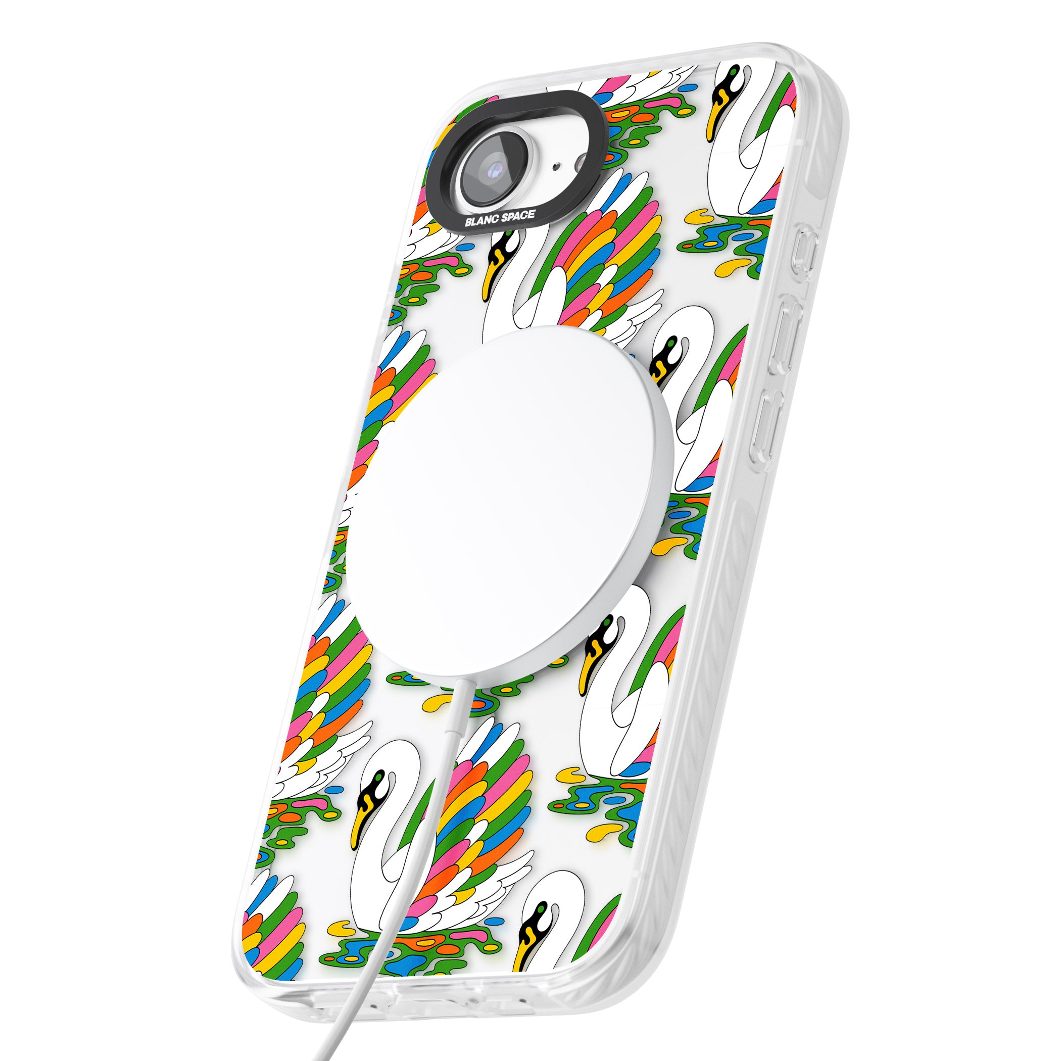 Colourful Swan Pattern