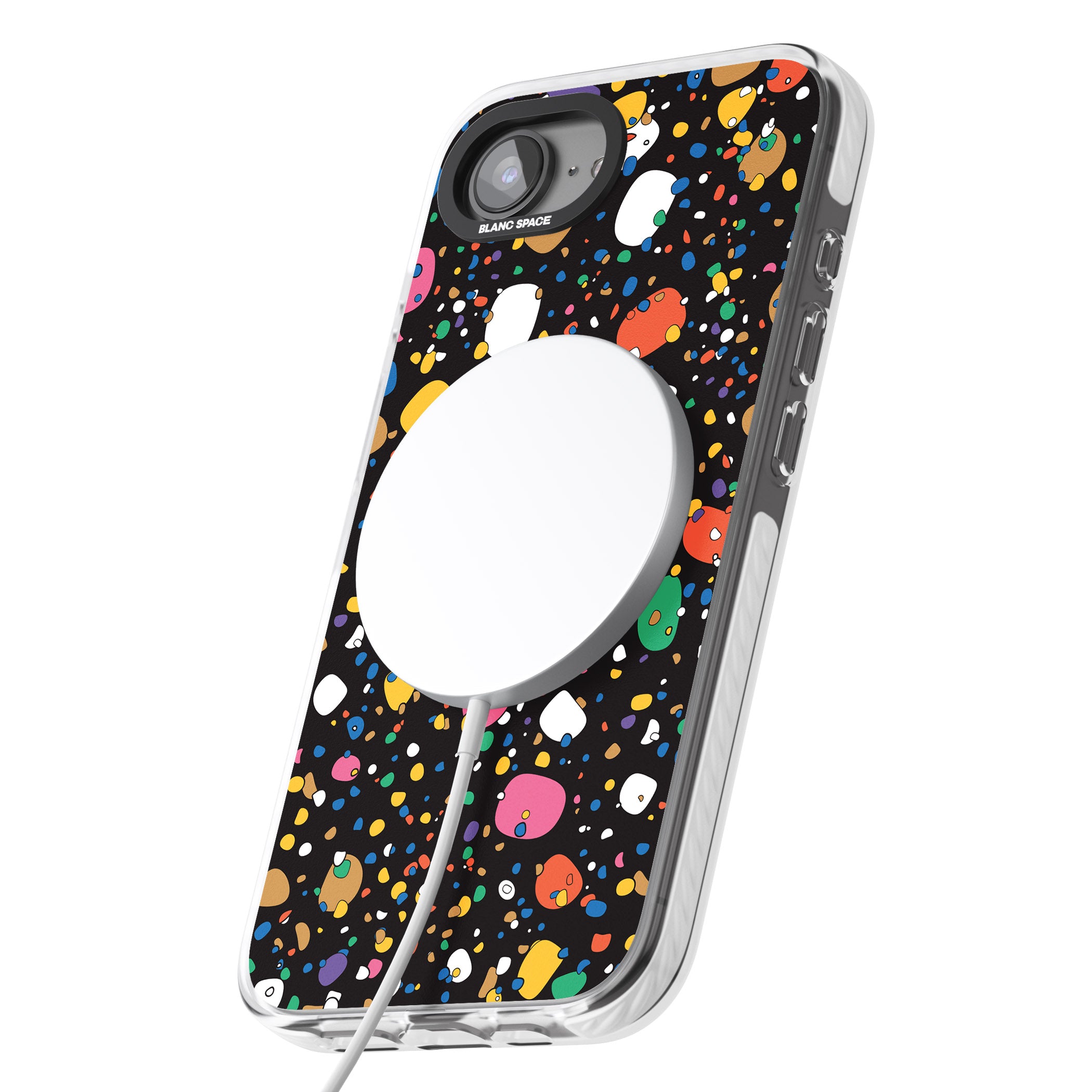 Colourful Confetti Pebbles (Black)