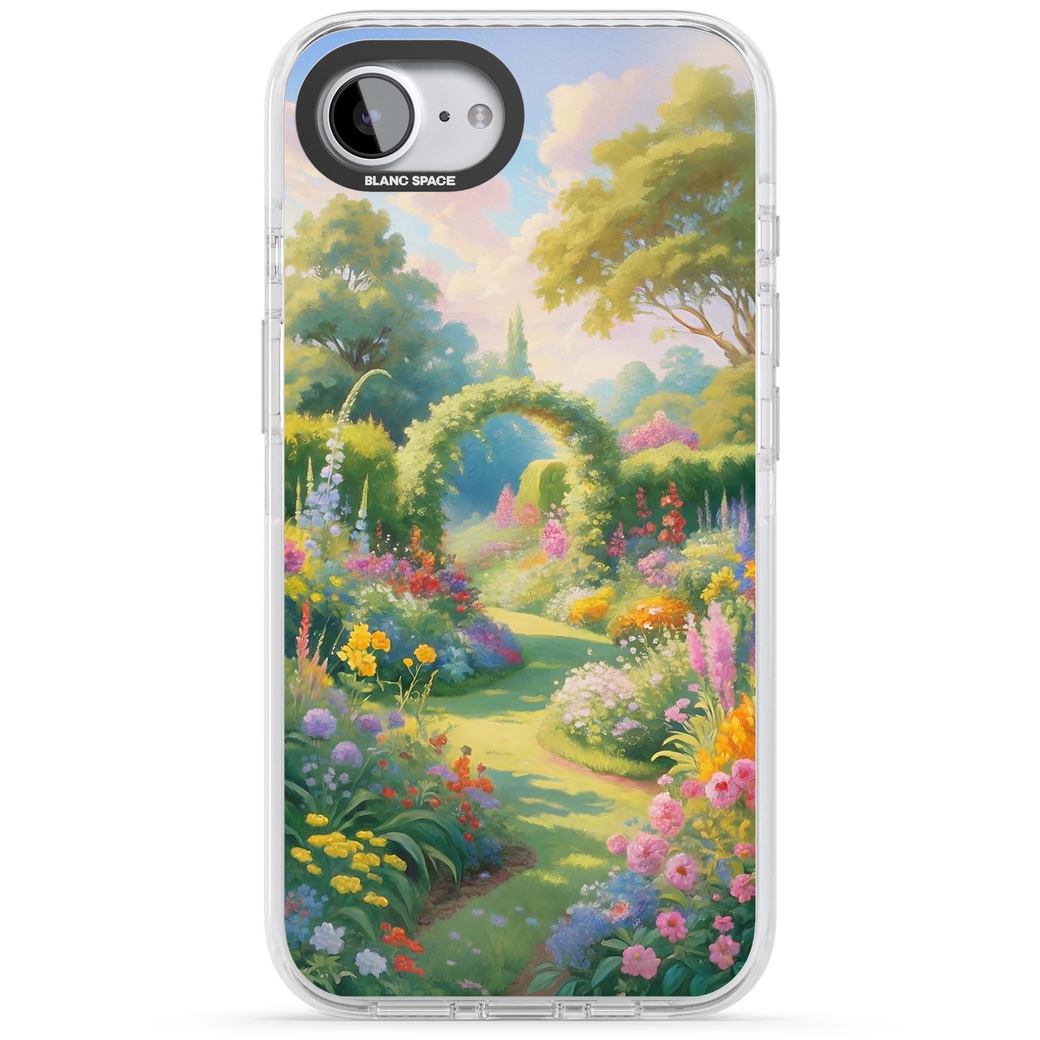 The Painter's Garden floral iPhone case | Impact Magsafe case for iPhone 16e, iPhone 17e