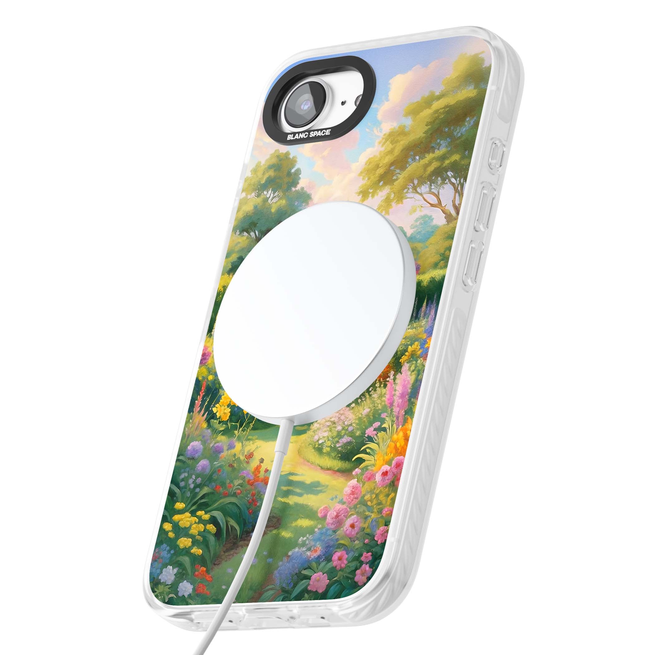 The Painter's Garden floral iPhone case | Impact Magsafe case for iPhone 16e, iPhone 17e