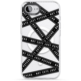 Caution Tape (Clear) Not Cute Just Psycho