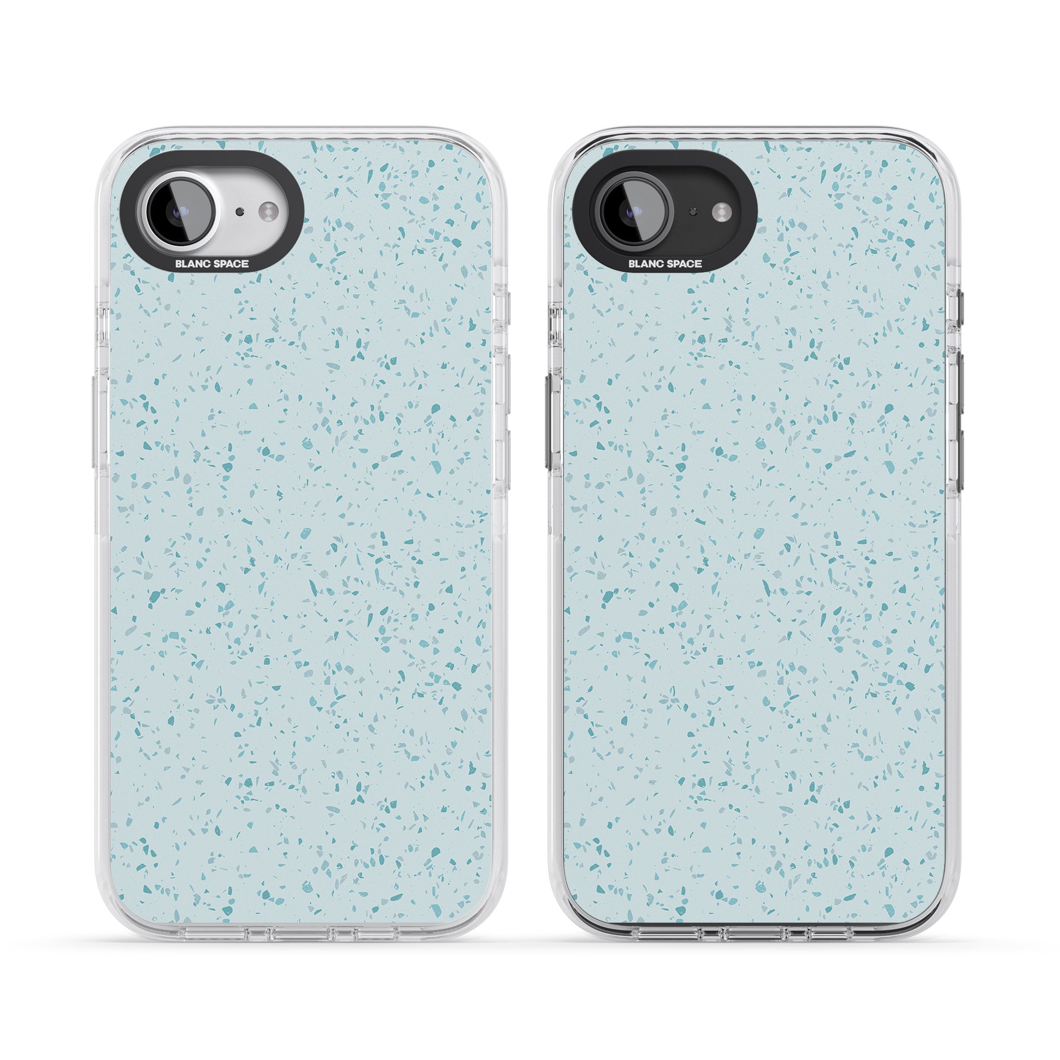 Light Blue Terrazzo Pattern