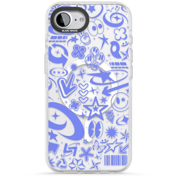 Baby Blue Y2K Pattern