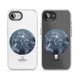 Aquarius Zodiac Transparent Design - Blue